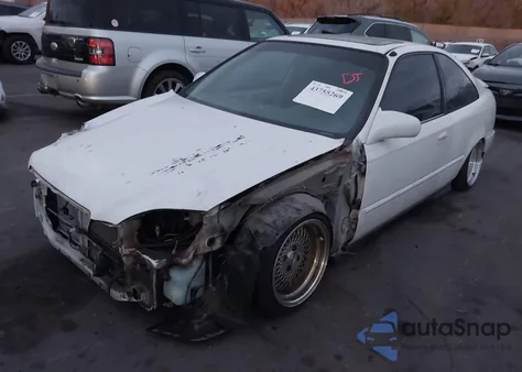 1997 Honda Civic Ex z USA, uszkodzony, nr VIN 1HGEJ8243VL133585